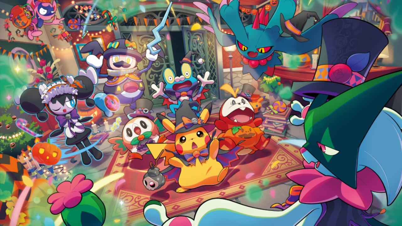 寶可夢萬聖節官方插圖